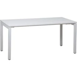 G-Office Schreibtisch Delgo MTB188, Weiß, Maße: 180 X 80cm