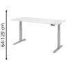 Hammerbacher Schreibtisch XDKB 19, Weiß, Elektrisch Höhenverstellbar, 180 X 64-129 X 80cm -PapierMeister Verkäufe e3d096685aa2d2606cb853a3cb9406f18457000c schreibtisch hammerbacher xdkb 19 weiss