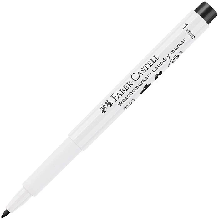 Faber-Castell Wäschemarker 159502, Schwarz, Strichbreite 1mm, Wasch- & Kochfest Bis 95 Grad 3 Faber-Castell Wäschemarker 159502, Schwarz, Strichbreite 1mm, Wasch- & Kochfest Bis 95 Grad
