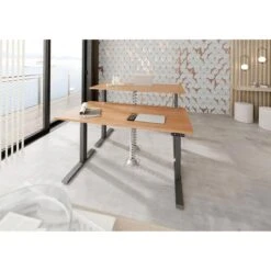 Hammerbacher Schreibtisch XDKB 19, Nussbaum, Elektrisch Höhenverstellbar, 180 X 64-129 X 80cm -PapierMeister Verkäufe e6656ce80967871183053f7ed25794cdc92c12e1 schreibtisch hammerbacher xdkb 19 nussbaum