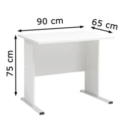 Möbelpartner Schreibtisch Serie 200, Weiß, Maße: 90 X 65cm 9 Möbelpartner Schreibtisch Serie 200, Weiß, Maße: 90 X 65cm -PapierMeister Verkäufe eb82ec630e047f5ebf835e2e23121879f77ab5ec schreibtisch moebelpartner serie 200 weiss