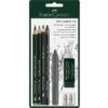 Faber-Castell Graphite-Set Pitt 112997, 7-teilig, Graphitstifte & -kreiden Mit Zubehör -PapierMeister Verkäufe ed18d8a658ec8186da794b5069d8142f9b1966ed graphite set faber castell pitt 112997 7 teilig