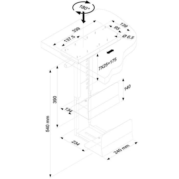 Neomounts PC-Halterung By Newstar, CPU-D250BLACK, Zum Unterbau Für Schreibtische, Schwarz 4 Neomounts PC-Halterung By Newstar, CPU-D250BLACK, Zum Unterbau Für Schreibtische, Schwarz – Bild 2