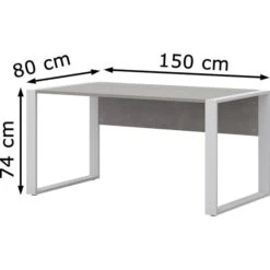 Röhr Schreibtisch Direct.office, Beton, Maße: 150 X 80cm 11 Röhr Schreibtisch Direct.office, Beton, Maße: 150 X 80cm -PapierMeister Verkäufe f87bf8d0d2deb0b6f4d1a412ae5df9597674cf3e schreibtisch roehr direct.office beton
